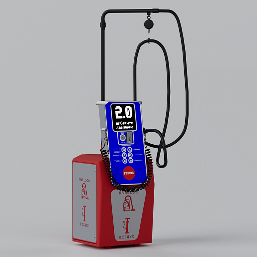 Смарт пост подкачки шин с пылесосом «АЛЬТ» 5000.01 для АЗС (Тебойл). Фото 6