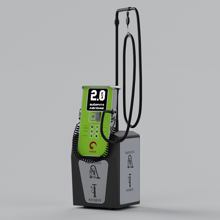 Смарт пост подкачки шин с пылесосом «АЛЬТ» 5000.01 для АЗС (Ирбис). Фото 8