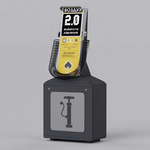 Смарт пост подкачки шин «АРФА» 4000.11 для АЗС (НК "Роснефть"). Фото 6