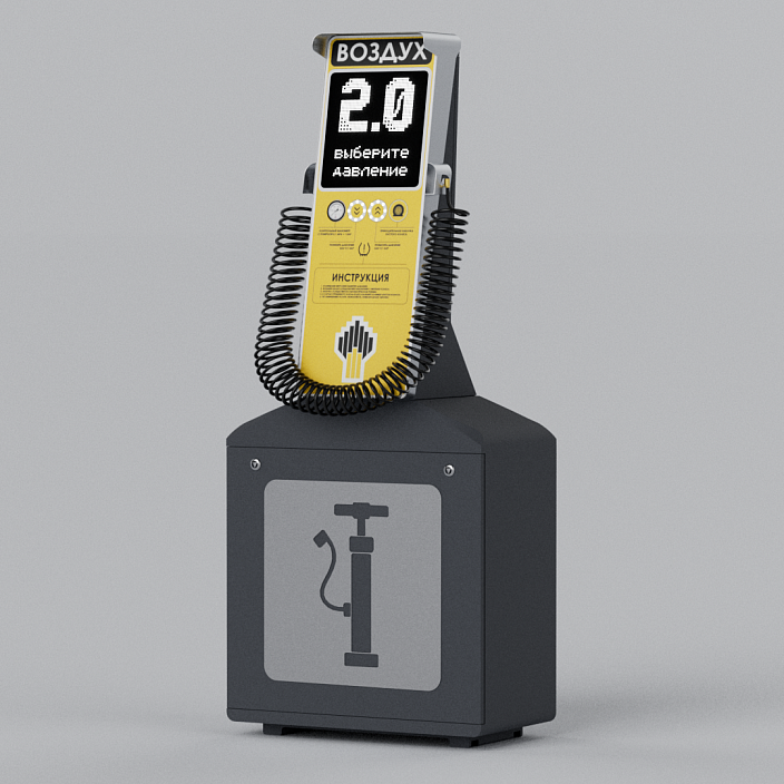 Смарт пост подкачки шин «АРФА» 4000.11 для АЗС (НК "Роснефть"). Фото 8