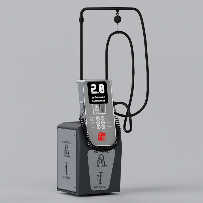 Смарт пост подкачки шин с пылесосом «АЛЬТ» 5000.01. Фото 8