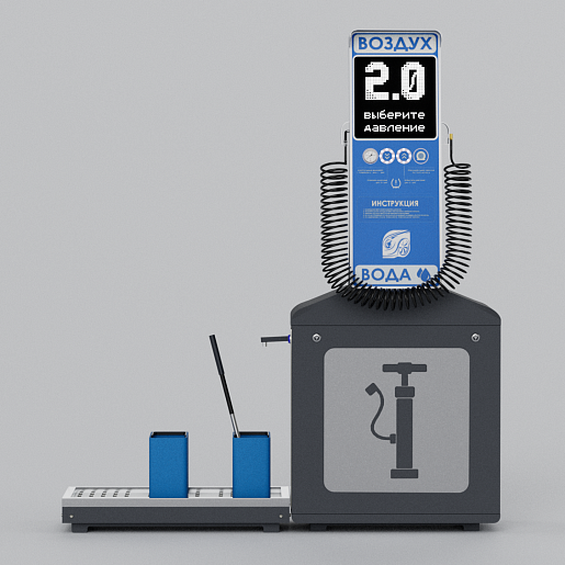 Смарт пост подкачки шин «АРФА» 4000.11 для АЗС (Газпромнефть). Фото 2