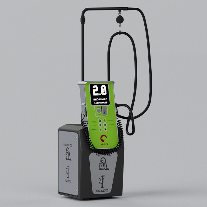 Смарт пост подкачки шин с пылесосом «АЛЬТ» 5000.01 для АЗС (Ирбис). Фото 8