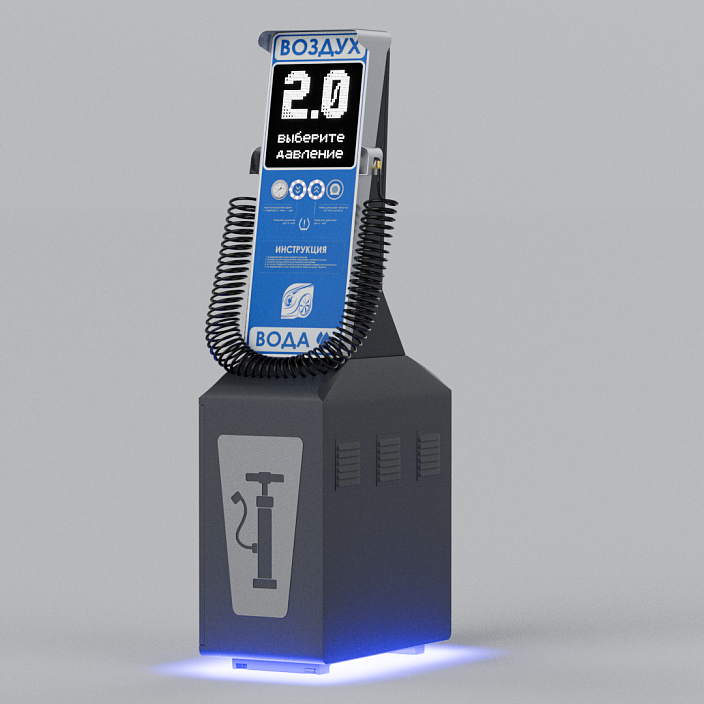 Смарт пост подкачки шин «АРФА» 4000.12 для АЗС (Газпромнефть). Фото 8