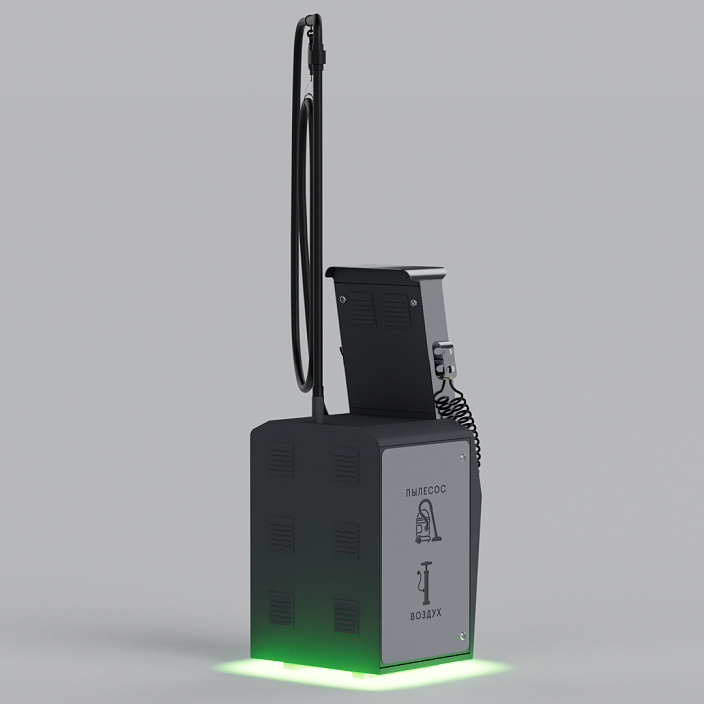 Смарт пост подкачки шин с пылесосом «АЛЬТ» 5000.01 для АЗС (Татнефть). Фото 8