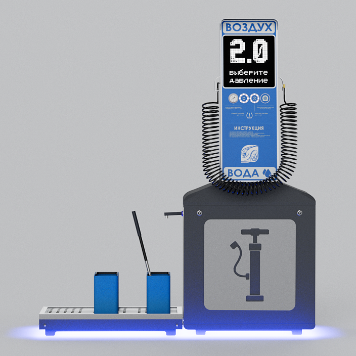 Смарт пост подкачки шин «АРФА» 4000.11 для АЗС (Газпромнефть). Фото 8