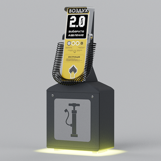 Смарт пост подкачки шин «АРФА» 4000.11 для АЗС (НК "Роснефть"). Фото 5