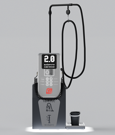 Смарт пост подкачки шин с пылесосом и водой «АЛЬТ» 5000.02 для АЗС