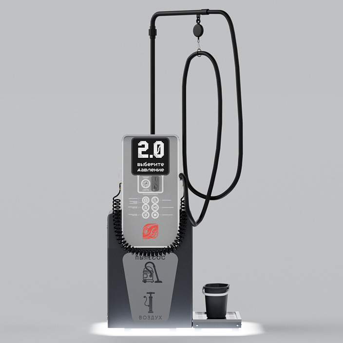 Смарт пост подкачки шин с пылесосом и водой «АЛЬТ» 5000.02 для АЗС. Фото 8