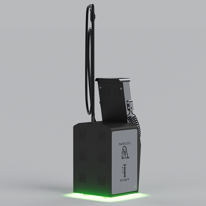 Смарт пост подкачки шин с пылесосом «АЛЬТ» 5000.01 для АЗС (Ирбис). Фото 8