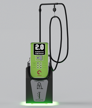 Смарт пост подкачки шин с пылесосом «АЛЬТ» 5000.01 для АЗС (Ирбис)