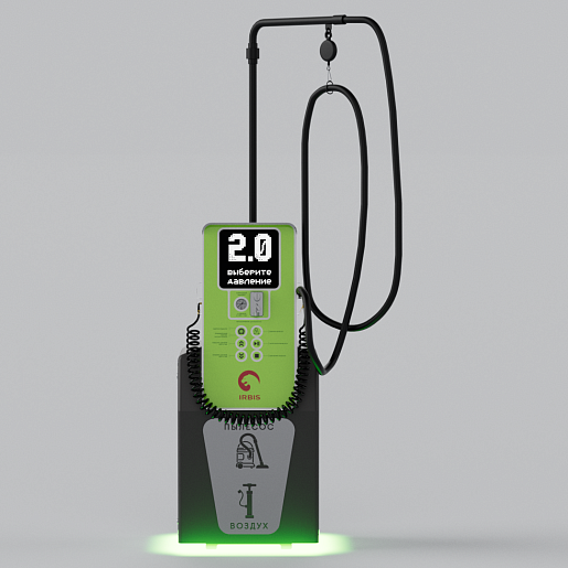 Смарт пост подкачки шин с пылесосом «АЛЬТ» 5000.01 для АЗС (Ирбис). Фото 3