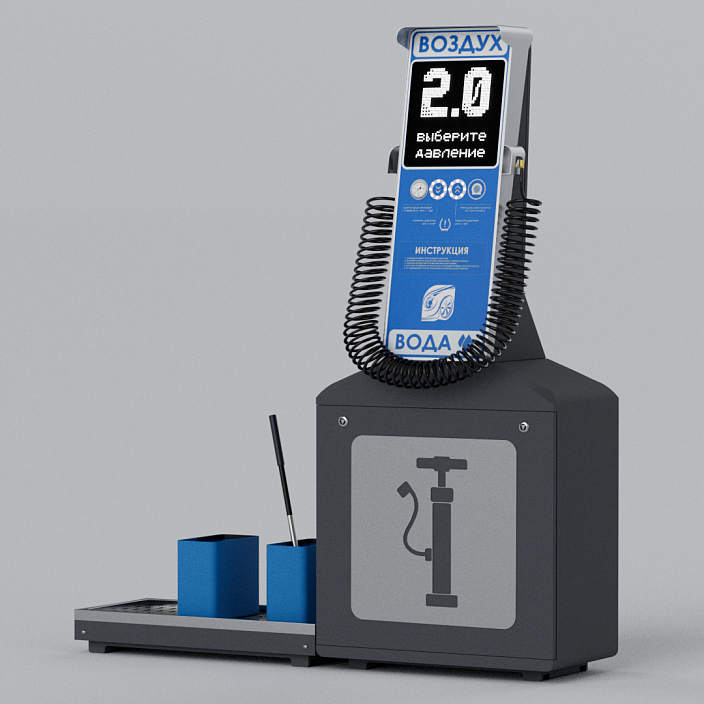 Смарт пост подкачки шин «АРФА» 4000.11 для АЗС (Газпромнефть). Фото 8