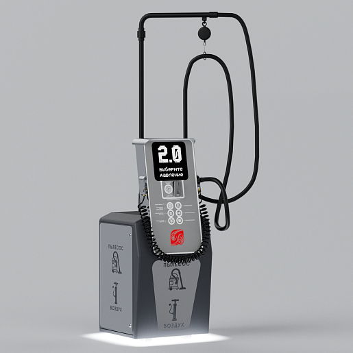 Смарт пост подкачки шин с пылесосом «АЛЬТ» 5000.01. Фото 3