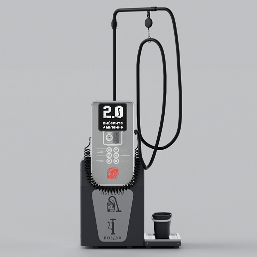 Смарт пост подкачки шин с пылесосом и водой «АЛЬТ» 5000.02 для АЗС. Фото 2